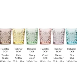 Libbey Waterglas Hobstar (355 Ml) (O8,7 Cm) (Set Van 6)