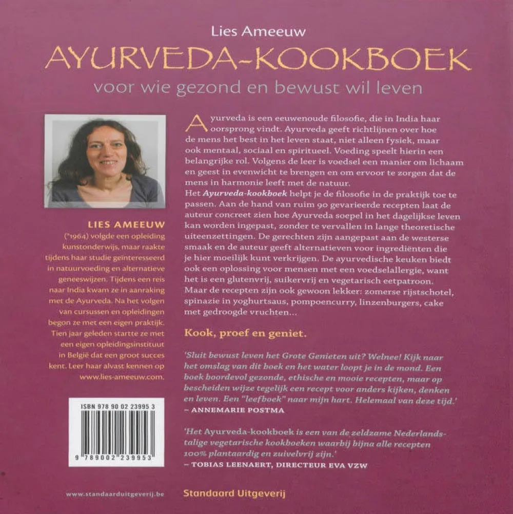 wehkamp Lies Ameeuw Ayurveda Kookboek