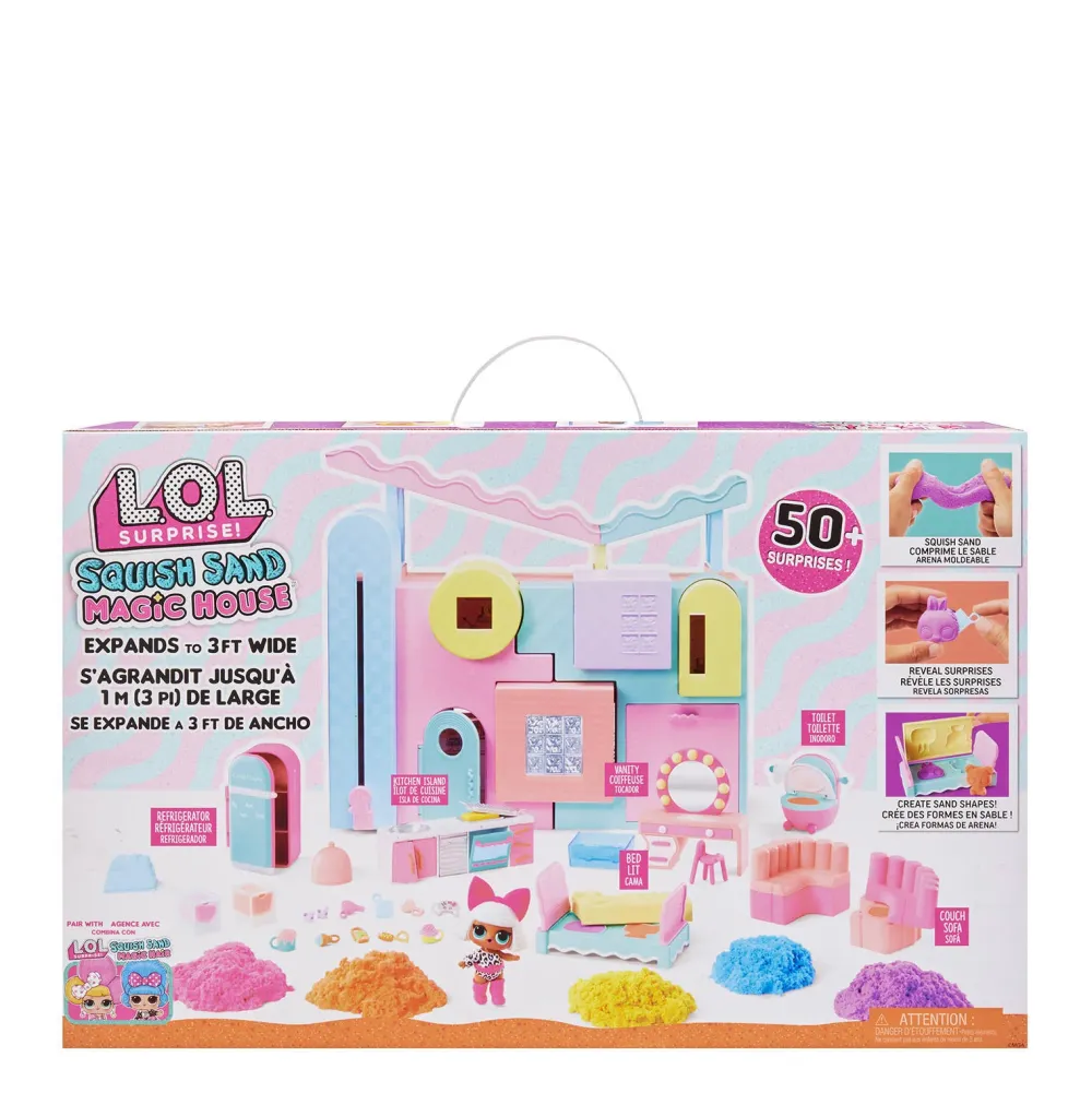 L.O.L. Surprise! Squish Sand Magic House Met Tot