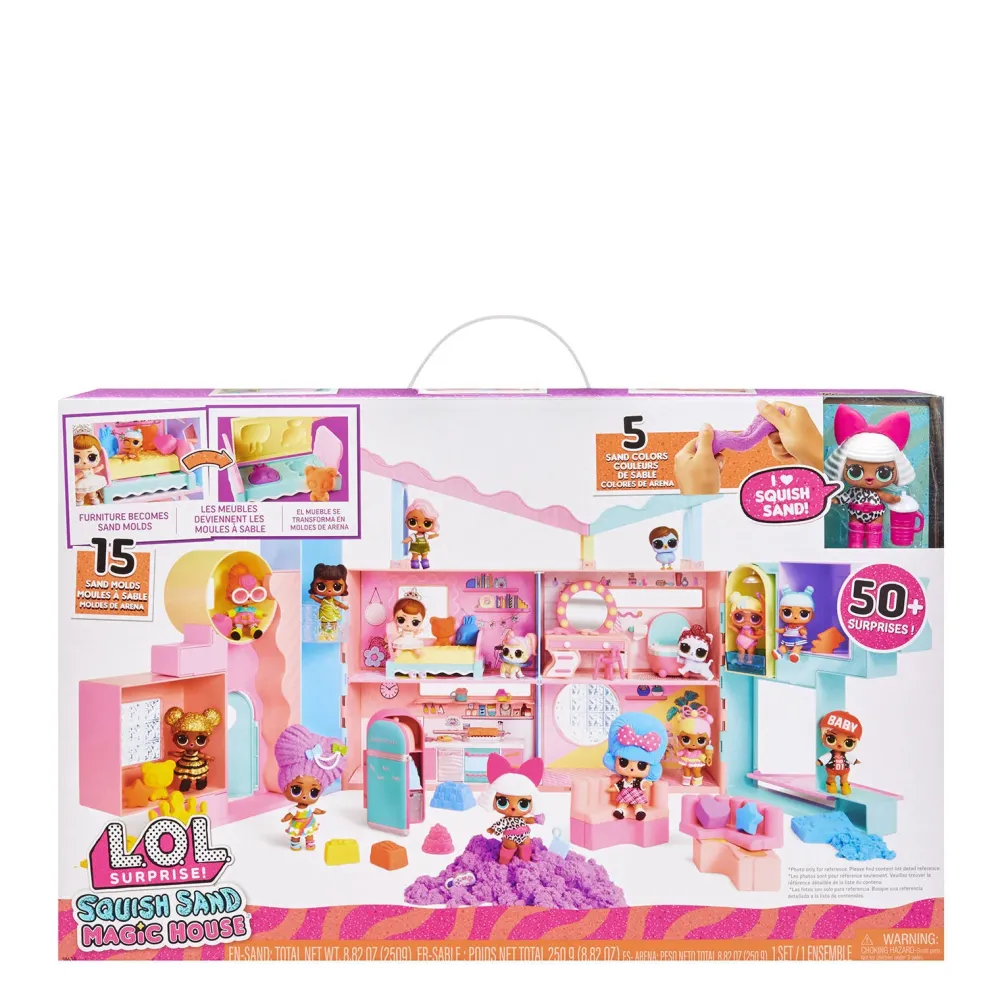 L.O.L. Surprise! Squish Sand Magic House Met Tot
