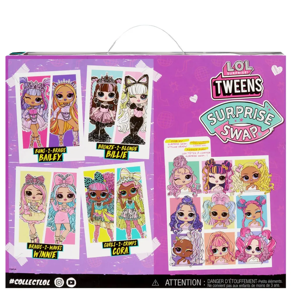 L.O.L. Surprise! Tweens Surprise Swap Modepop Buns-2-Braids Bailey