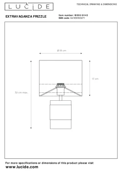 Discount Lucide Tafellamp Extravaganza Frizzle