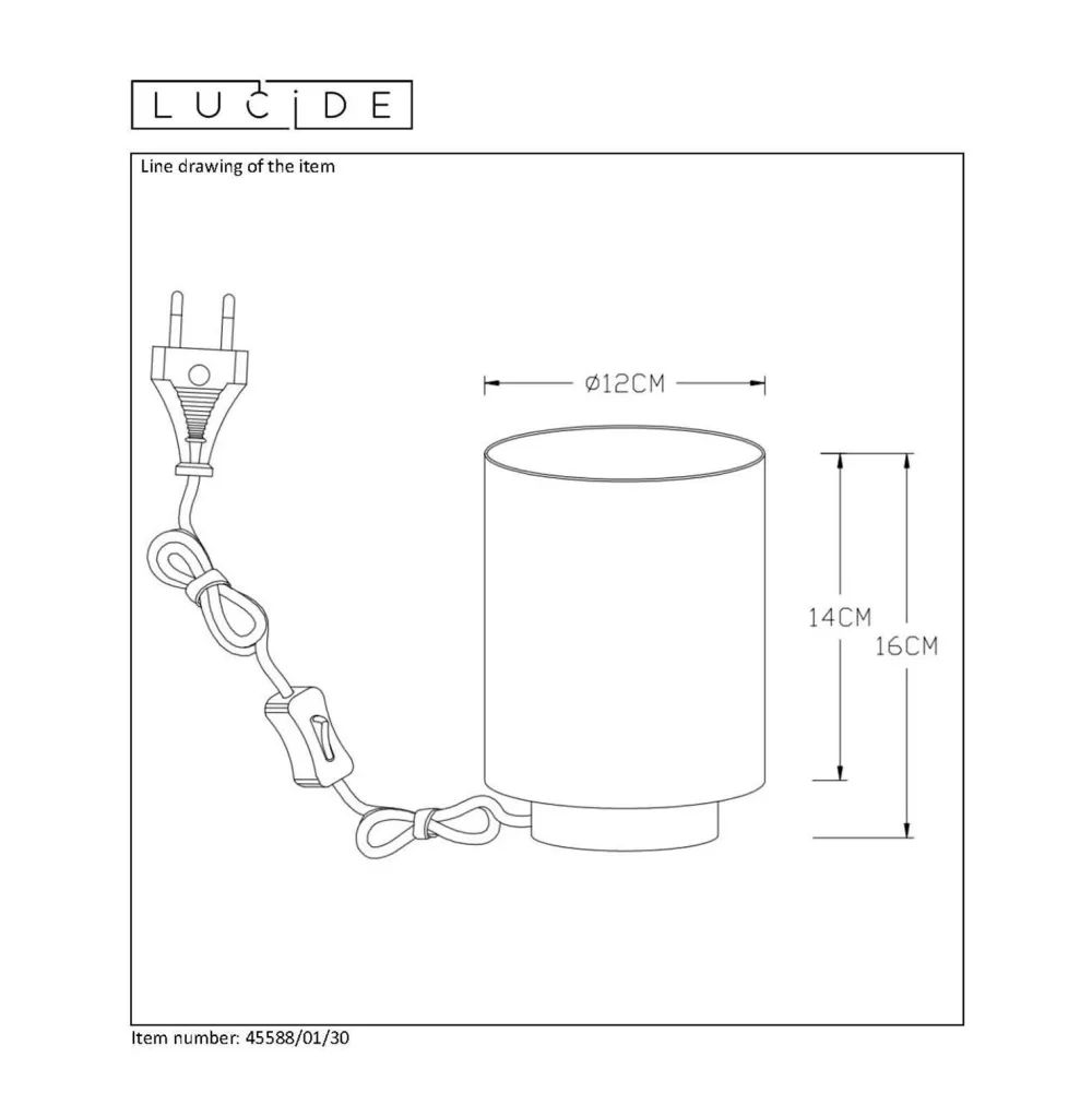 Online Lucide Tafellamp Suzy