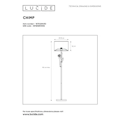 Hot Lucide Vloerlamp Extravaganza Chimp