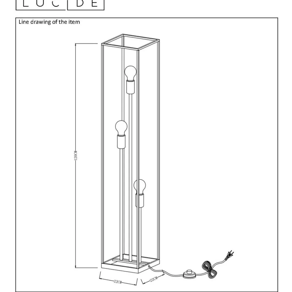 Online Lucide Vloerlamp Ruben