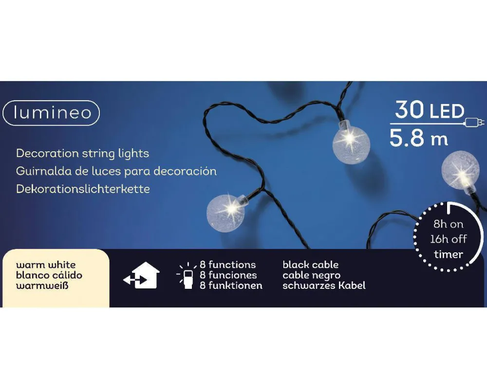 New Lumineo Kerst Partylights (30 Led)