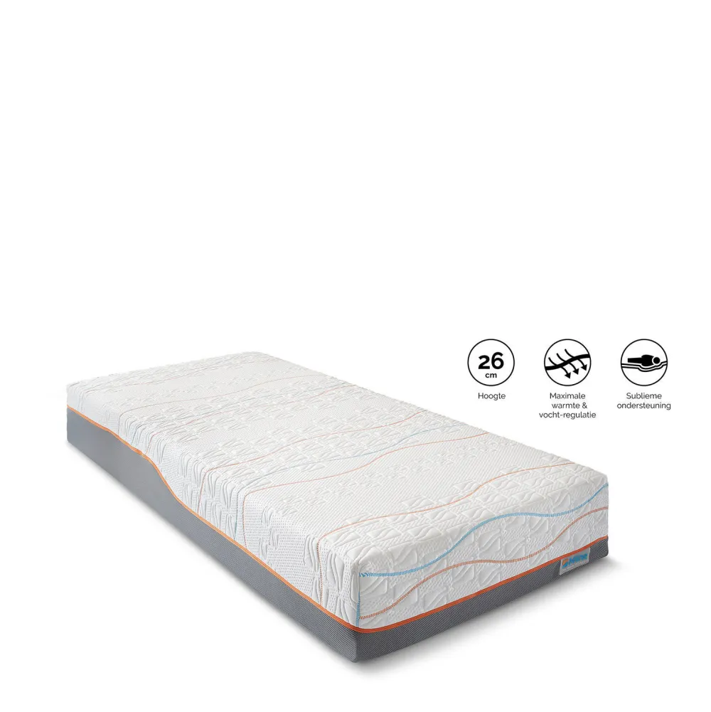 M line Traagschuimmatras Slow Motion 8 (90X200 Cm)