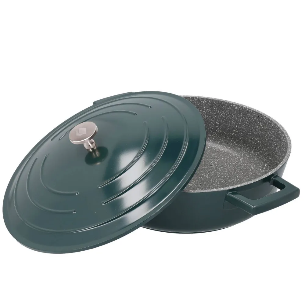 Hot MasterClass Gietaluminium Braadpan (O28 Cm) (4L) (Lichtgewicht)