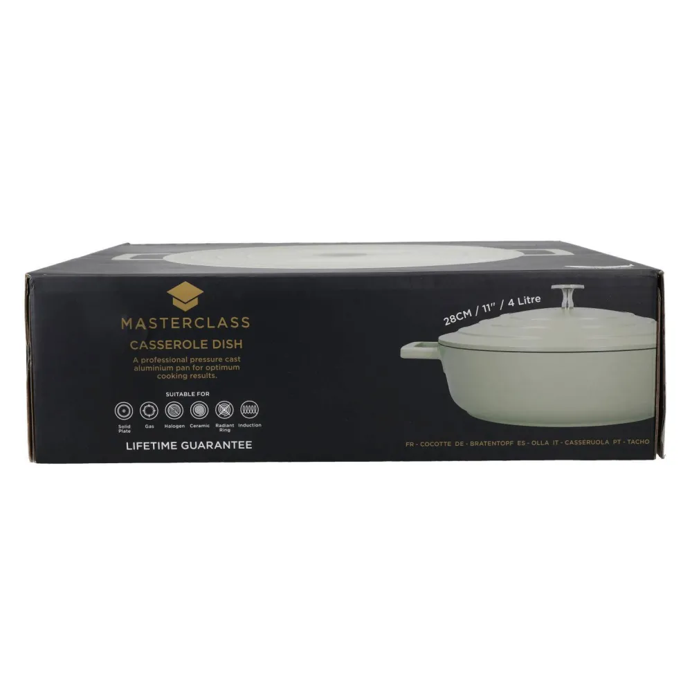 Sale MasterClass Gietaluminium Braadpan (O28 Cm) (4L) (Lichtgewicht)