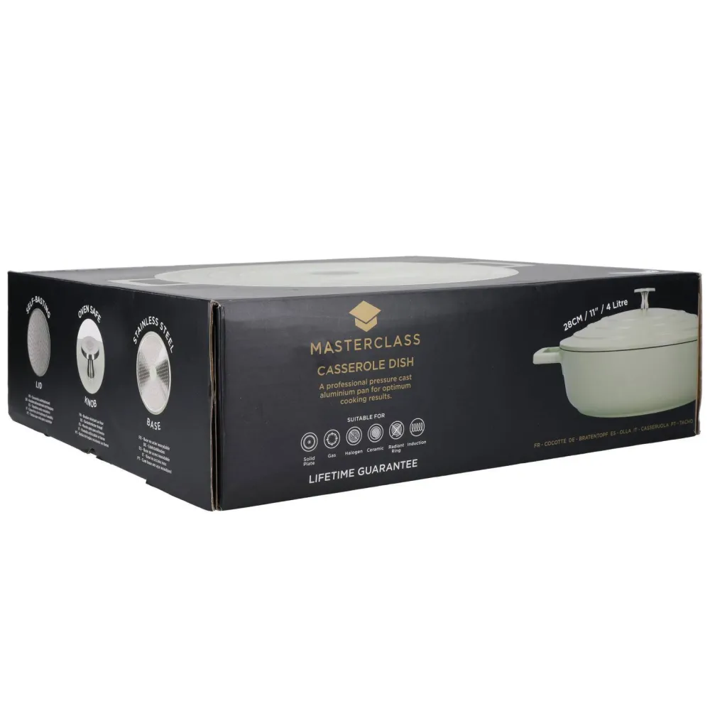 Sale MasterClass Gietaluminium Braadpan (O28 Cm) (4L) (Lichtgewicht)