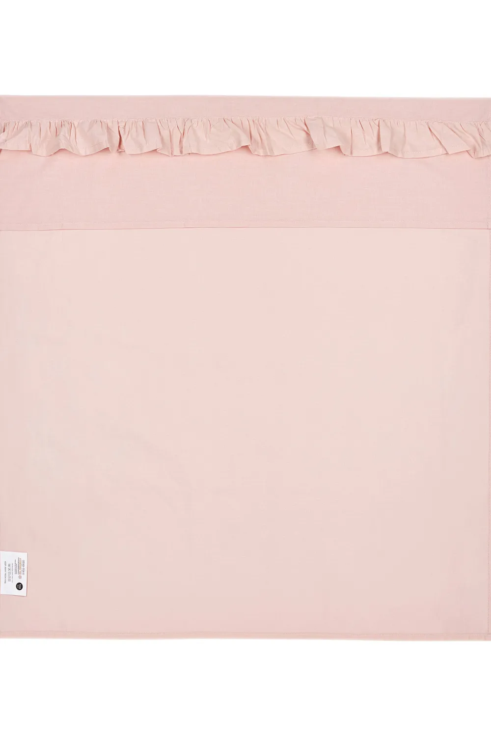 Clearance Meyco Baby Ledikantlaken Ruffle 100X150 Soft Pink