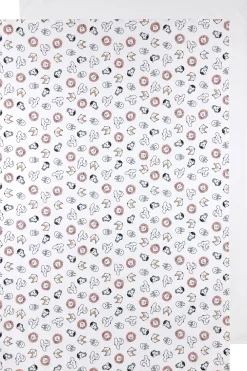 Meyco Baby Ledikantlaken Animal/Uni - Set Van 2 100X150 Cm Wit/Multi