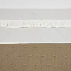 Hot Meyco Baby Wieglaken Ruffle 75X100 Offwhite