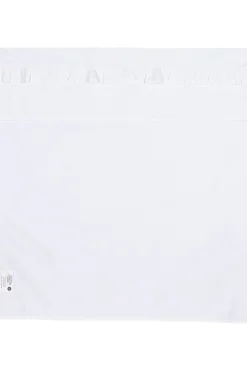 New Meyco Baby Wieglaken Ruffle 75X100 White