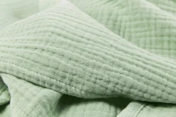 Meyco Hydrofiele Baby Ledikantlaken 100X150Cm Soft Green