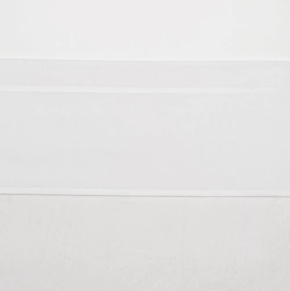 Sale Meyco Ledikantlaken Met Bies 100X150 Cm Wit/Wit