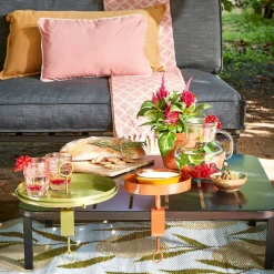 Mica Decorations Bijzettafel Aston Met Klem (O30,5 Cm)