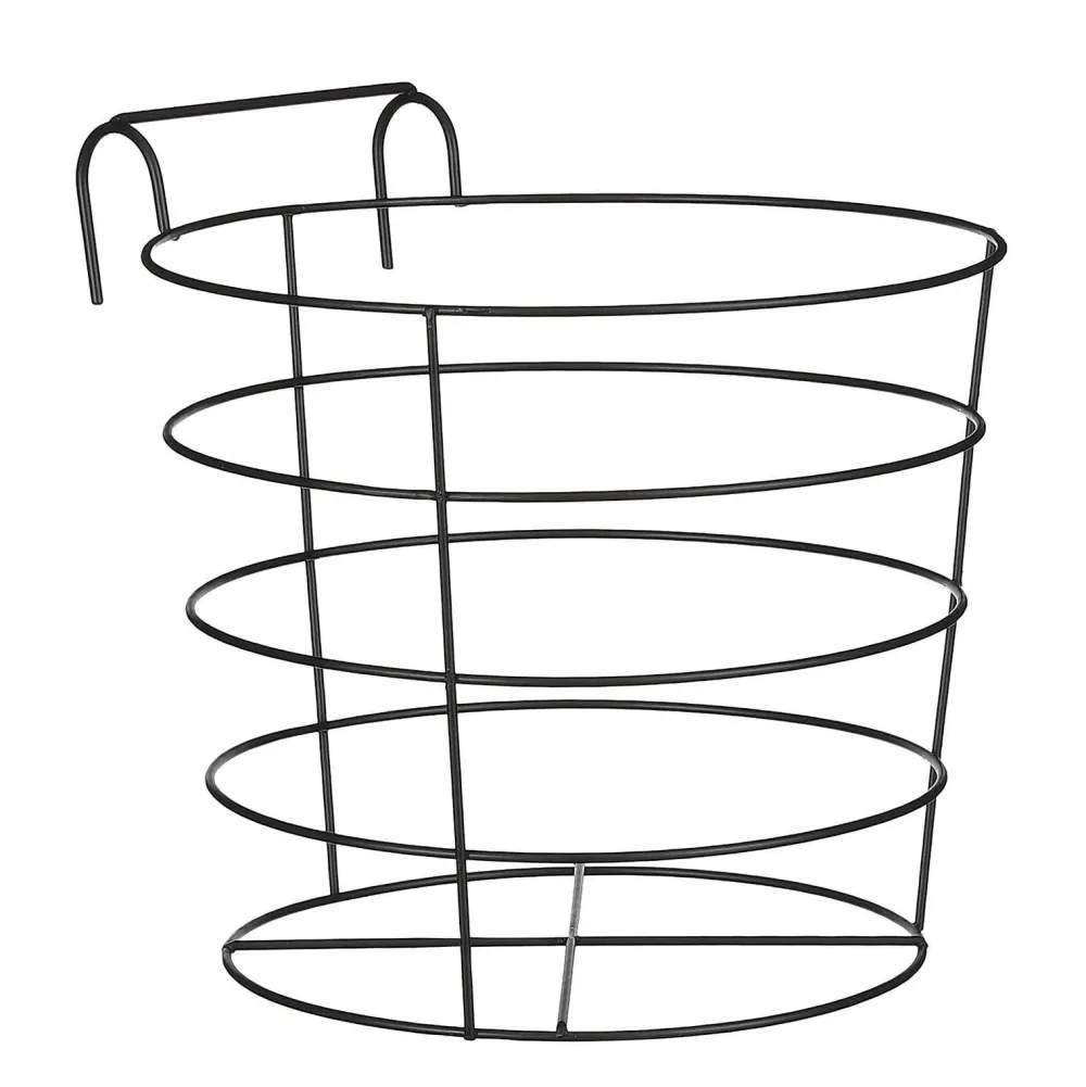 Mica Decorations Callee Mand Muurhanger Zwart - (L23,5Xb26Xh23,5 Cm)