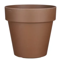 Mica Decorations Orion Bloempot Rond Bruin - (H28,5Xo30 Cm)
