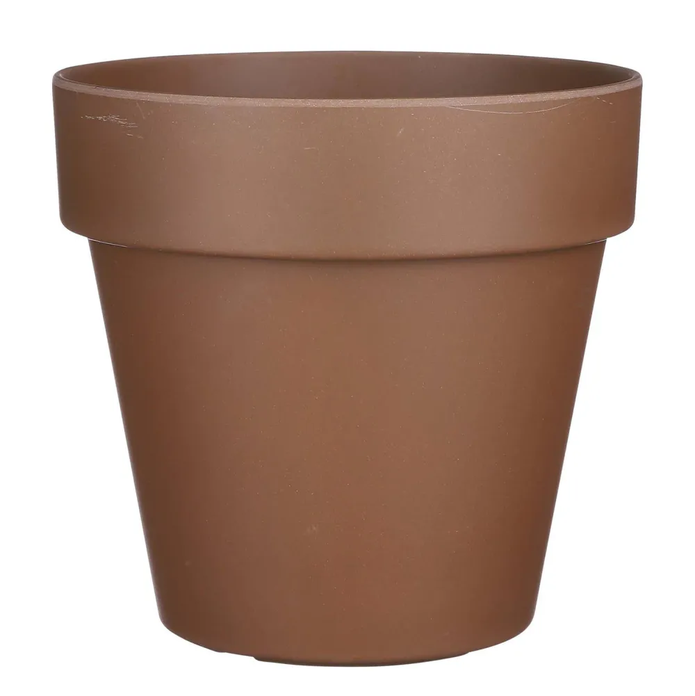 Mica Decorations Orion Bloempot Rond Bruin - (H28,5Xo30 Cm)