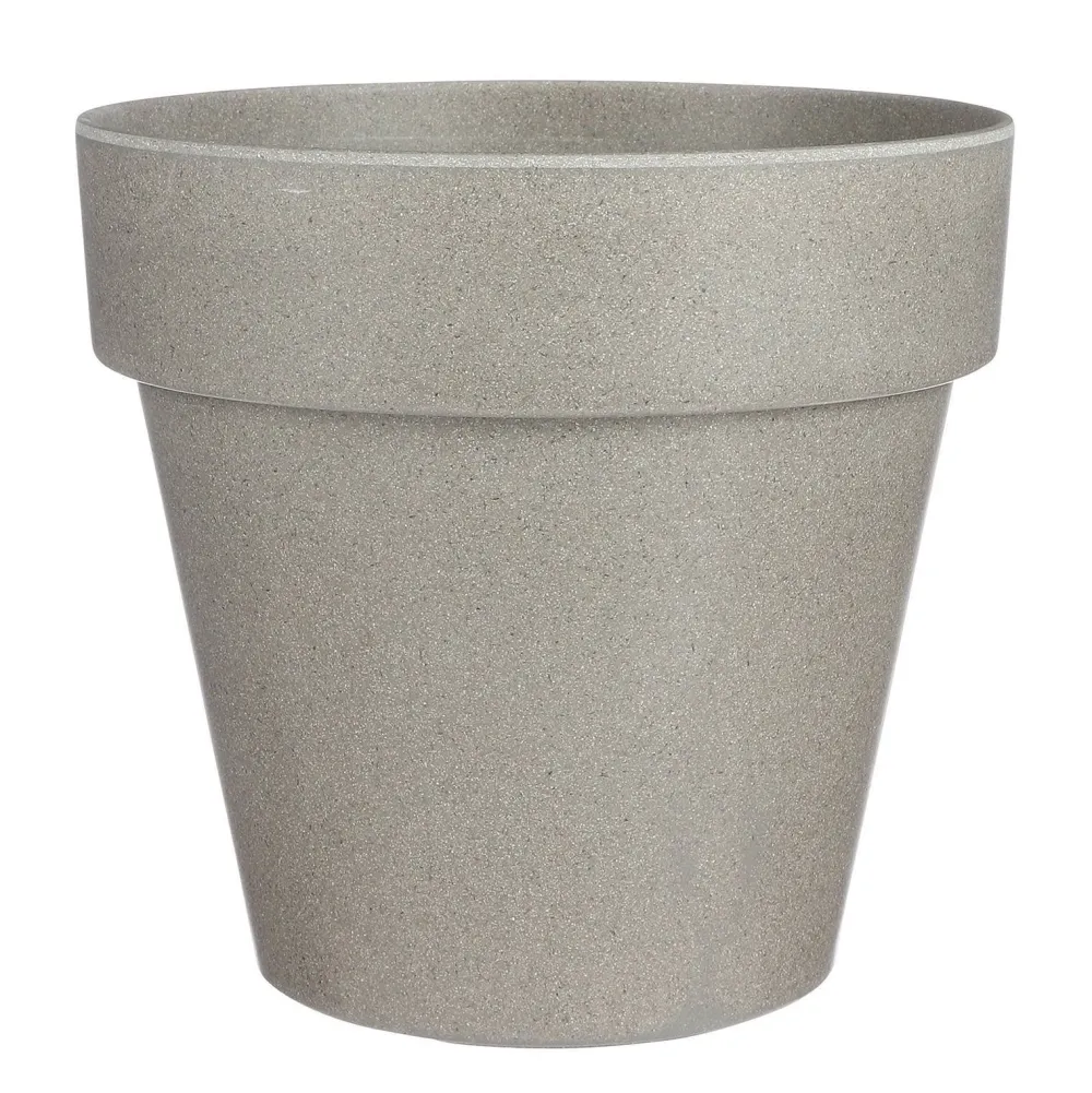 Mica Decorations Orion Bloempot Rond Grijs - (H28,5Xo30 Cm)