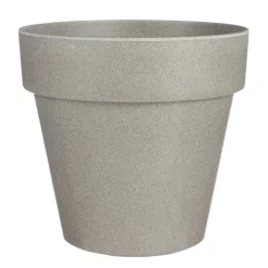 Mica Decorations Orion Bloempot Rond Grijs - (H28,5Xo30 Cm)