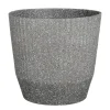 Mica Decorations Rio Bloempot Rond Grijs Terrazzo - (H33,5Xo37 Cm)