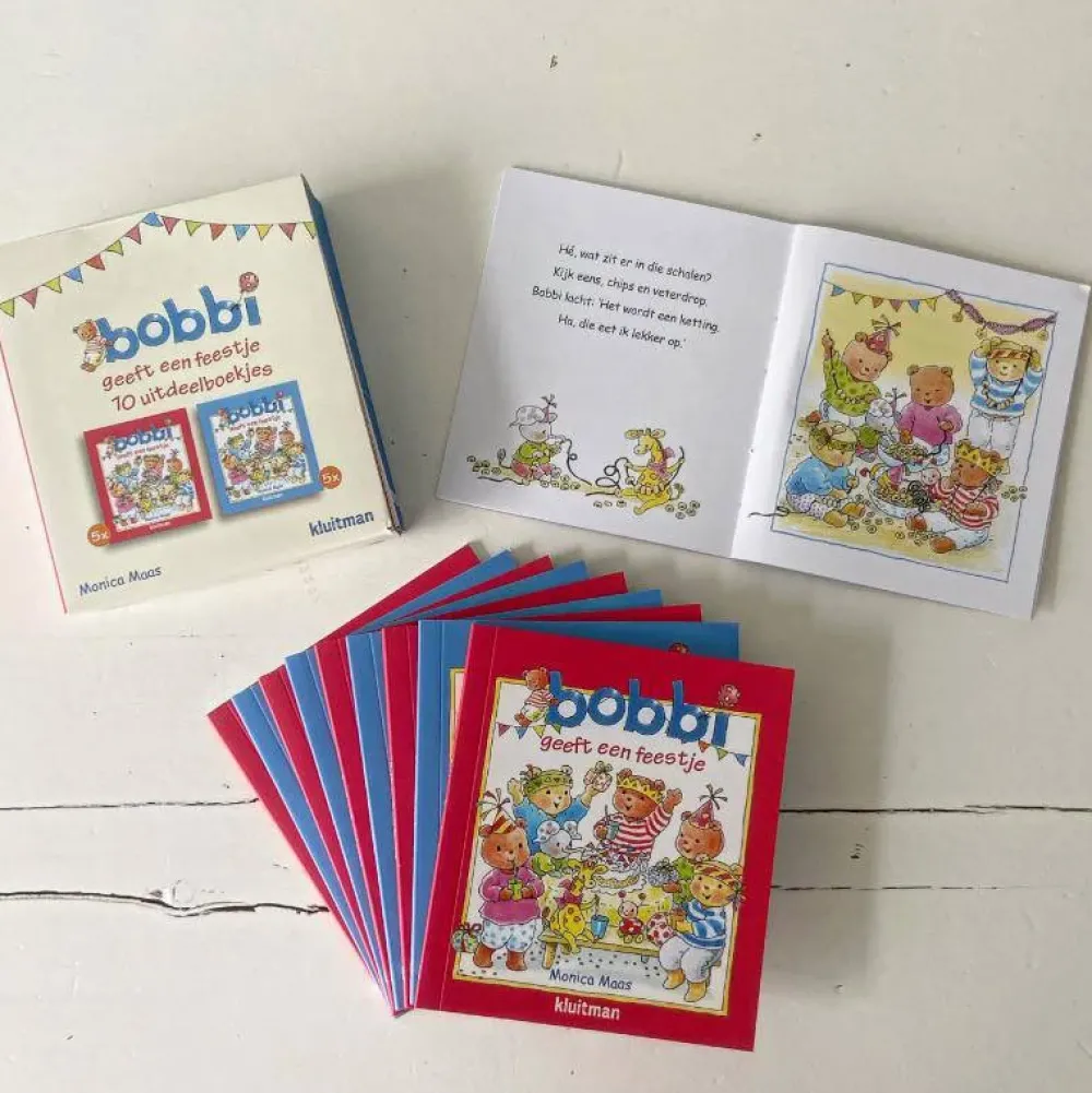 wehkamp Monica Maas Bobbi: Bobbi Geeft Een Feestje Uitdeelboekjes