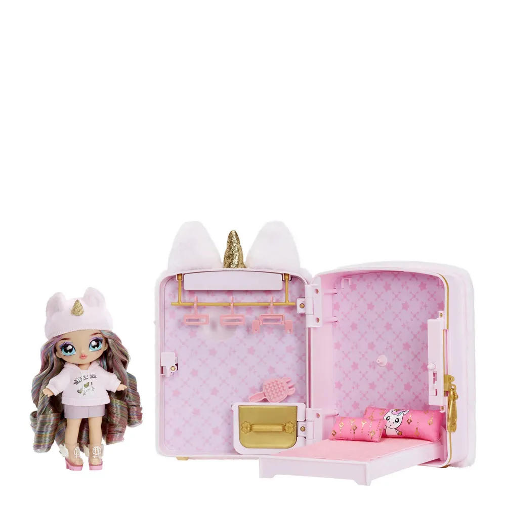 Na! Na! Na! Surprise 3-In-1 Speelset Met Rugzak, Slaapkamer En Britney Sparkles Met Eenhoornthema
