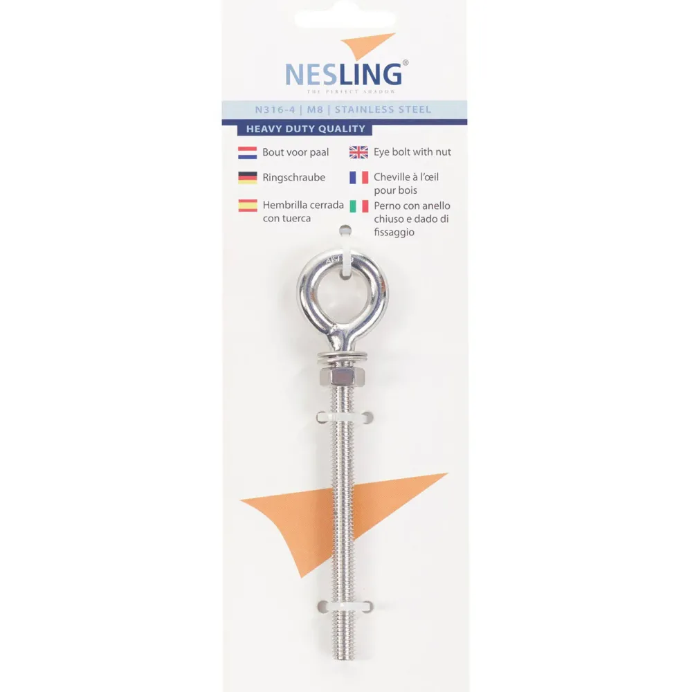 Nesling Bout Met Oog Voor Bevestiging Schaduwdoek