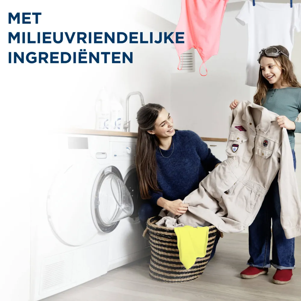 Outlet Neutral Parfumvrij Kleur Waspoeder - 4 X 18 Wasbeurten - Voordeelverpakking - 72 Wasbeurten