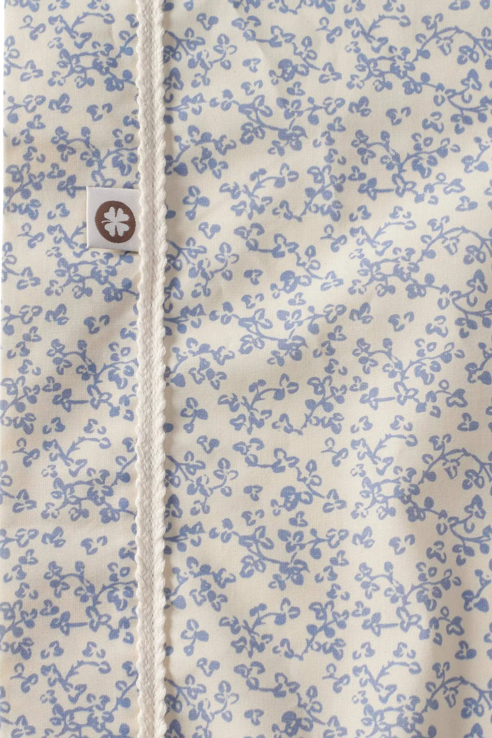 Sale Noppies Botanical Poplin Wieglaken 80X100 Cm Colony Blue