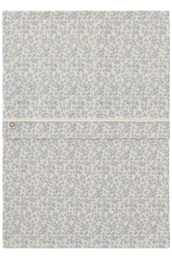 New Noppies Botanical Poplin Ledikantlaken 110X140 Cm Colony Blue
