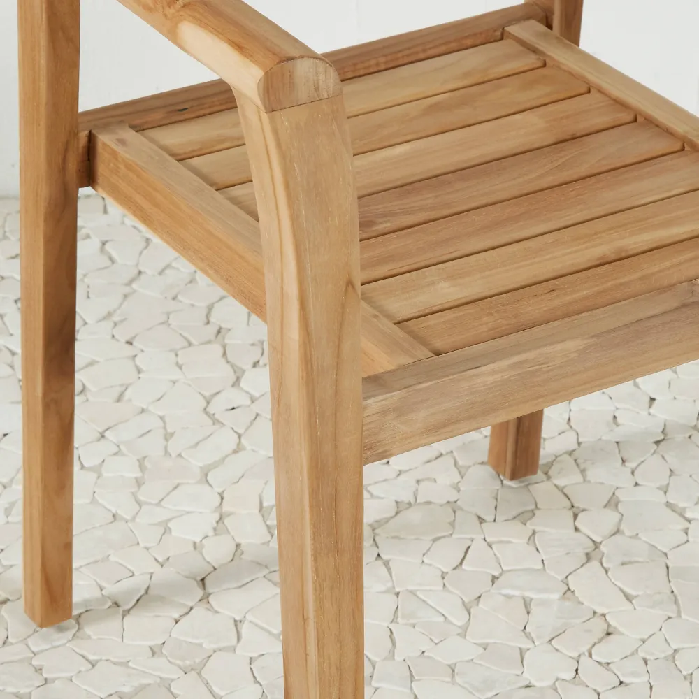 NOUS Garden Teak Tuinstoel Bromo (Set Van 2)