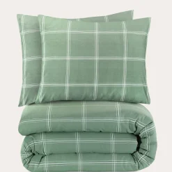 Discount NOUS Living Katoenen Dekbedovertrek 2 Persoons Line Check (200X220 Cm)