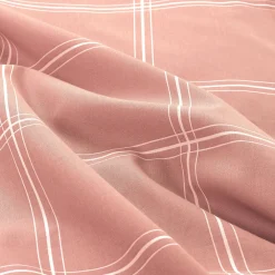 New NOUS Living Katoenen Dekbedovertrek Lits-Jumeaux Line Check (240X220 Cm)