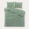 Hot NOUS Living Katoenen Dekbedovertrek Lits-Jumeaux Line Check (240X220 Cm)
