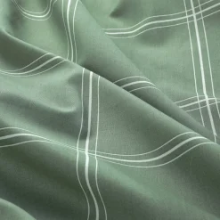 Hot NOUS Living Katoenen Dekbedovertrek Lits-Jumeaux Line Check (240X220 Cm)