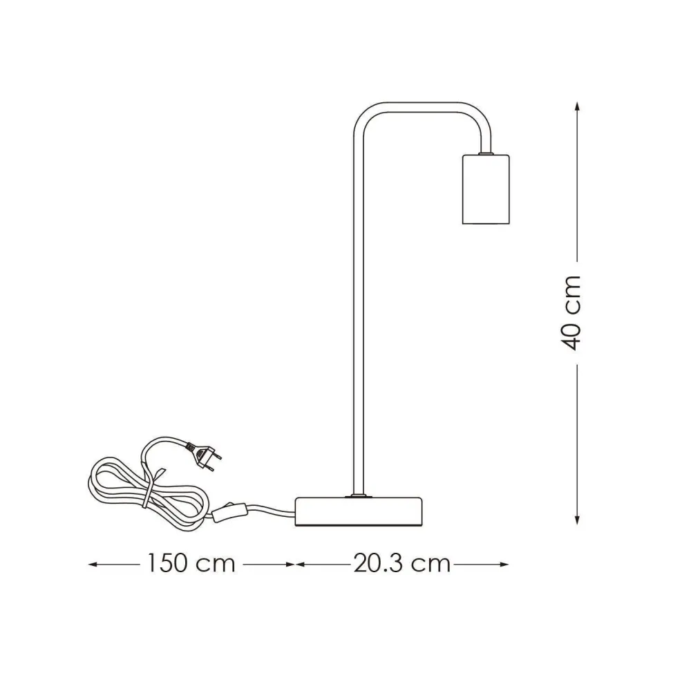 Online NOUS Living Tafellamp Devon (O15 Cm)