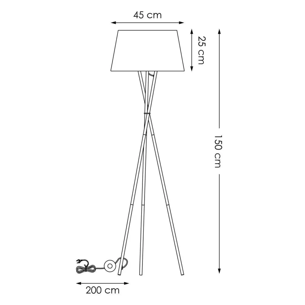 Online NOUS Living Vloerlamp Didier (O45 Cm)