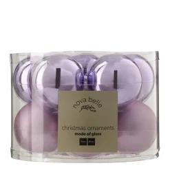 New Nova Belle Kerstbal (Set Van 10) (O6 Cm)