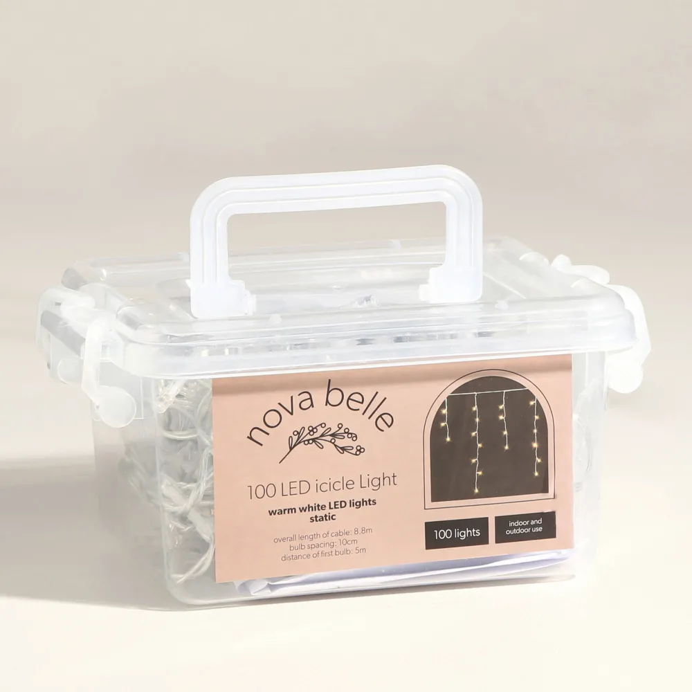 Outlet Nova Belle Lichtgordijn (190 Cm) (Stekker Met Timer) (100 Led)