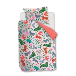 Discount Oilily Katoenen Dekbedovertrek Baby Happy Zoo (100X135 Cm)