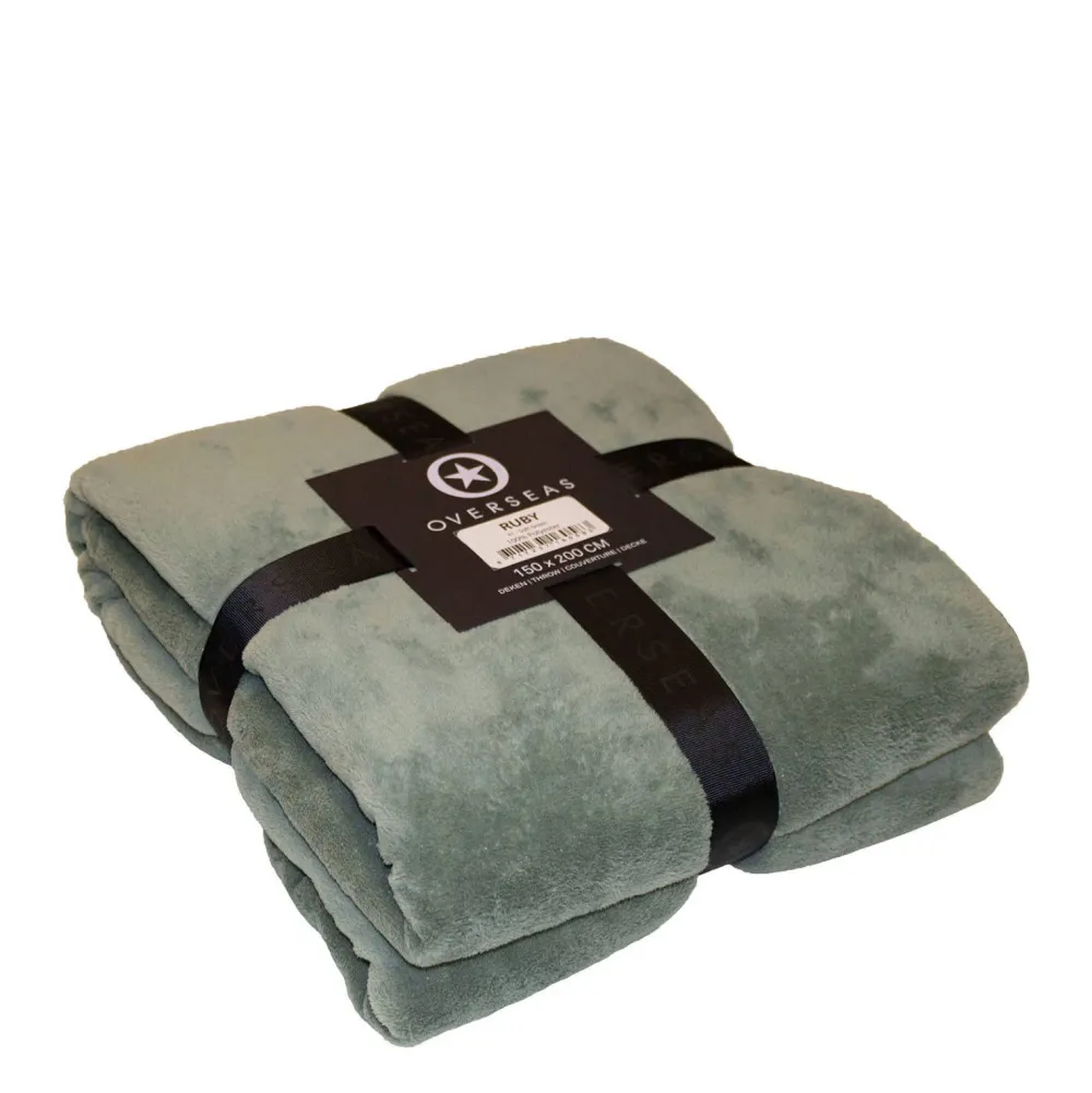 New OVERSEAS Plaid Ruby (200X150 Cm)