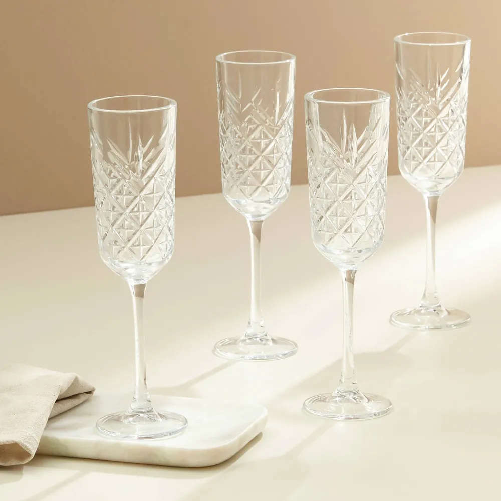 Clearance Pasabahce Champagneglas Timeless (Set Van 4 )