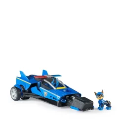 Paw Patrol The Mighty Movie Chase'S Transformerende Raceauto Met Licht En Geluid Met Chase