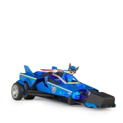 Paw Patrol The Mighty Movie Chase'S Transformerende Raceauto Met Licht En Geluid Met Chase