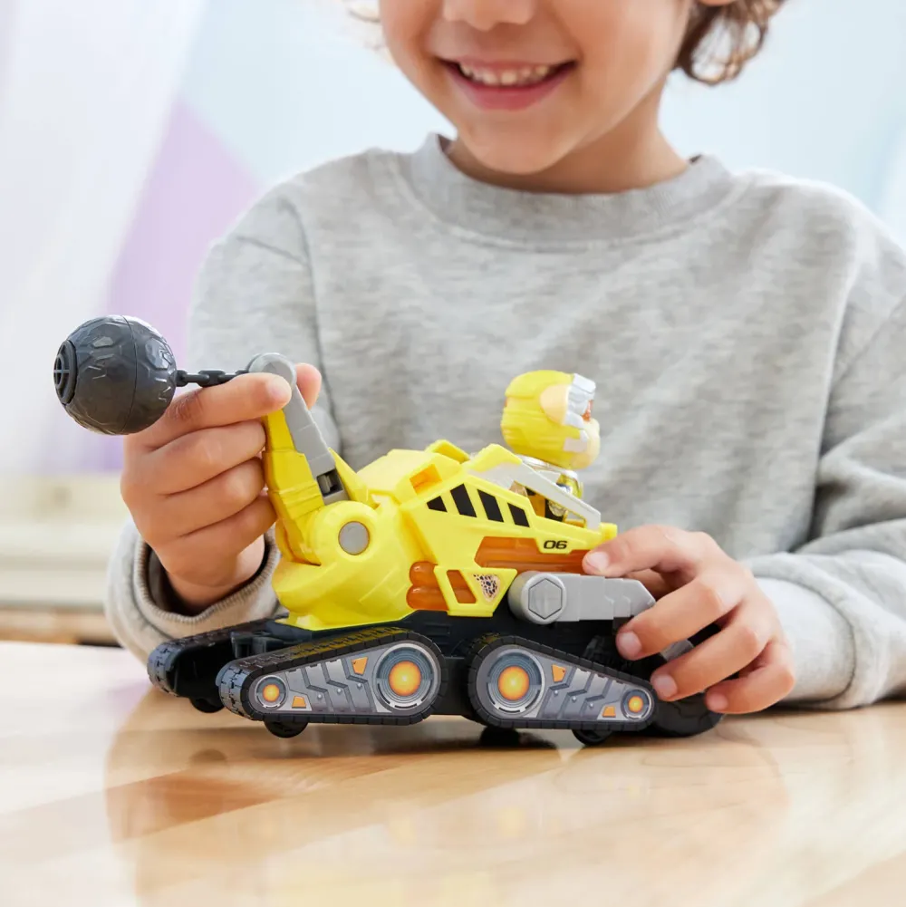 Paw Patrol The Mighty Movie Bulldozer Met Rubble Met Licht En Geluid