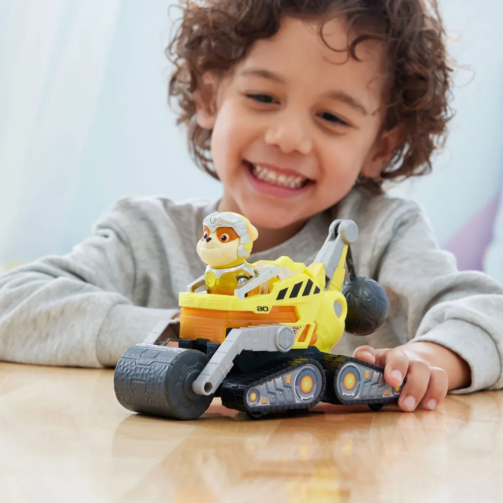 Paw Patrol The Mighty Movie Bulldozer Met Rubble Met Licht En Geluid