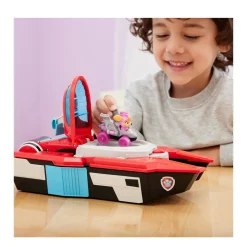Paw Patrol The Mighty Movie Pup Squad Transformerend Vliegdekschip Hoofdkwartier